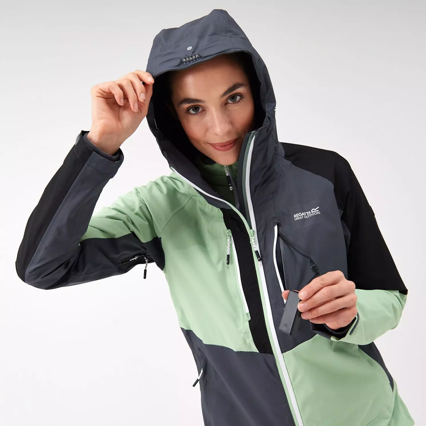 Regatta - Damen wasserdichte 15.000 CarlettaVIII 3-in-1 Jacke, grün