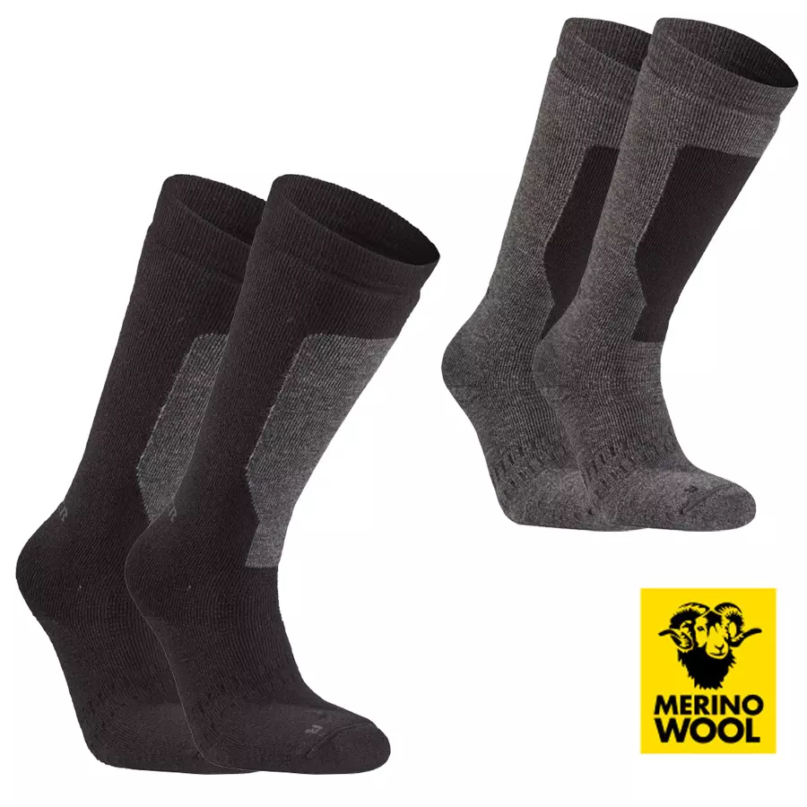 MERINOWOOL - dicke Seger Alpine Plus Protection Socken - 91% Merino