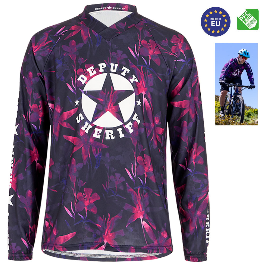 Deputy Sheriff - MAGIC LEAVES Herren Trikot langarm MTB Longshirt