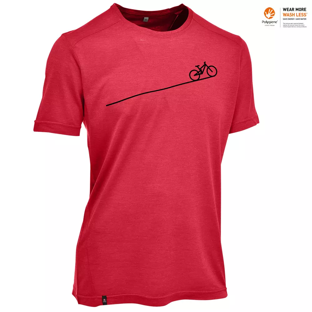 Maul - BEZAU hochfunktionelles Herren T-Shirt, rot