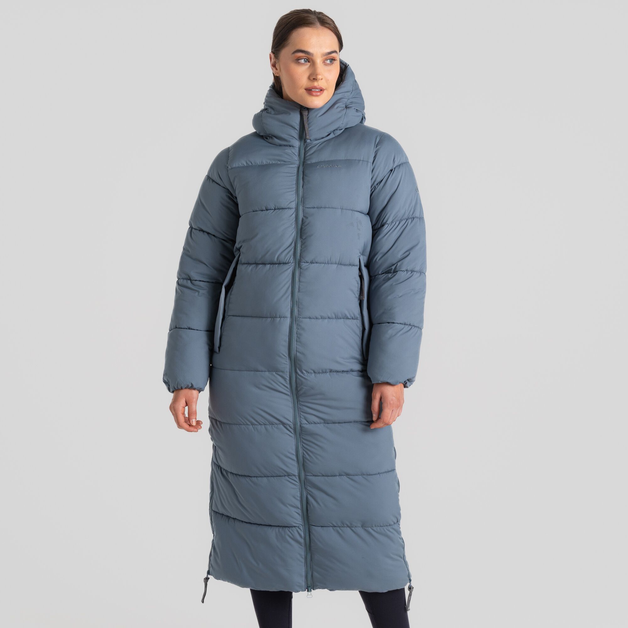 Craghoppers - Daunenartiger ThermoPro Wintermantel mit Kapuze Narlia, schwarz