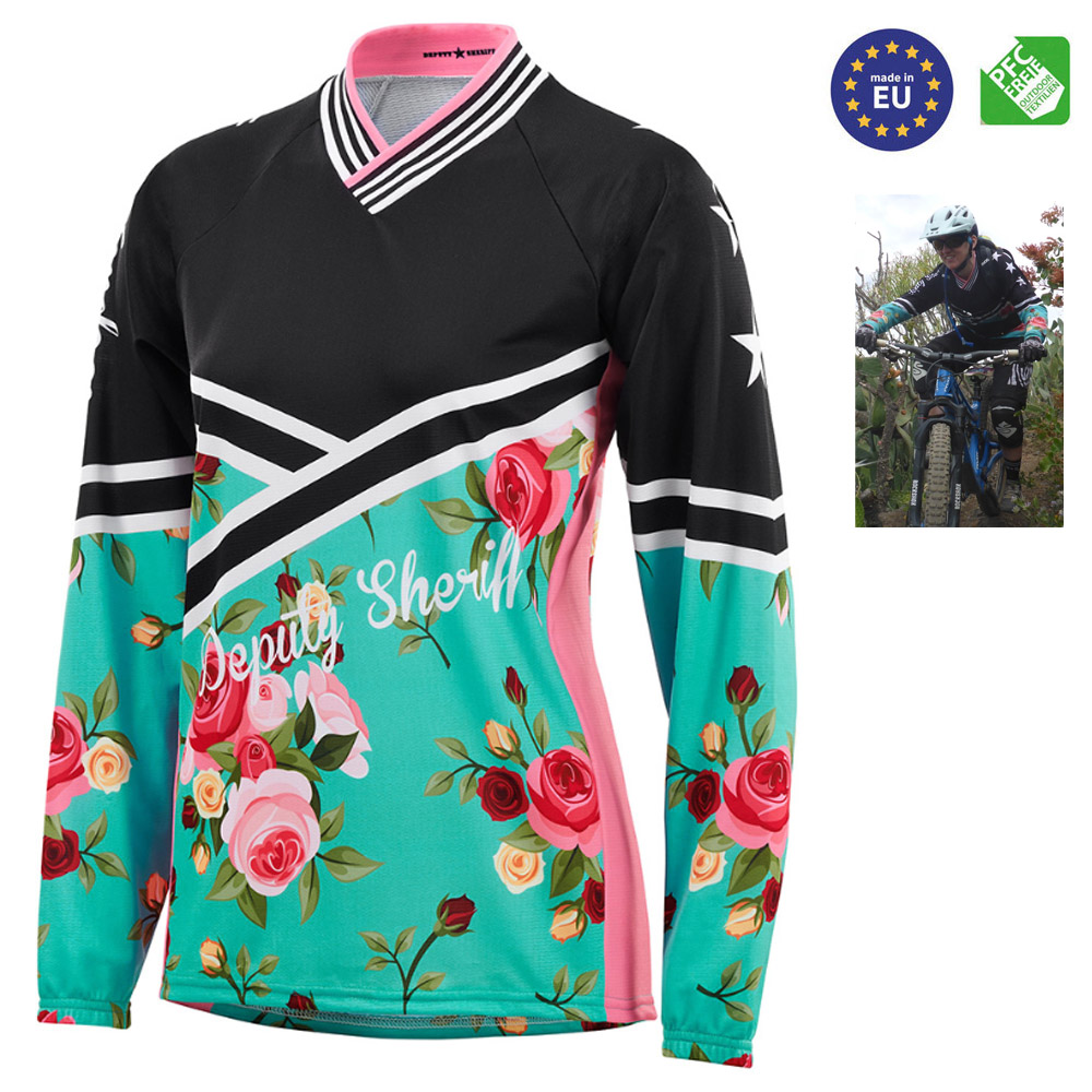 Deputy Sheriff - Damen Radtrikot Longshirt MTB Trikot L`AMORE