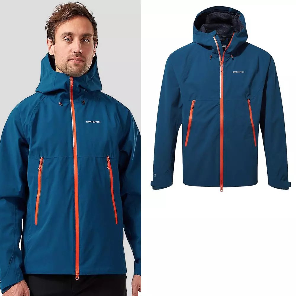 Craghoppers - Trelawney - Herren Regenjacke - blau orange