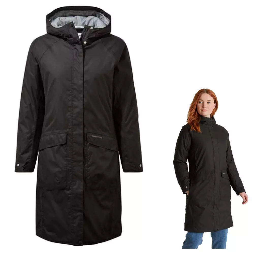 Craghoppers - Caithness Jacket - Damen Regenmantel Outdoor, schwarz