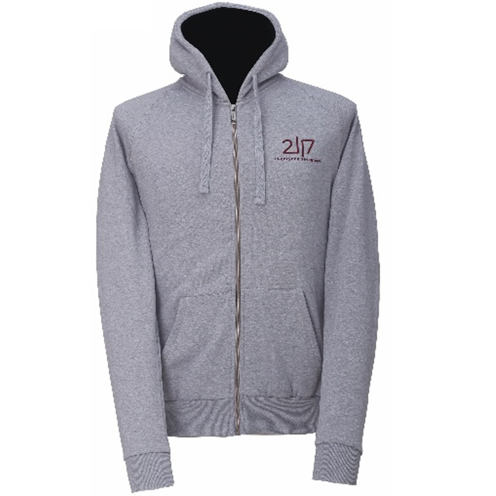 2117 of Sweden - Herren Zip Pullover Hoody Kalvamo, grau