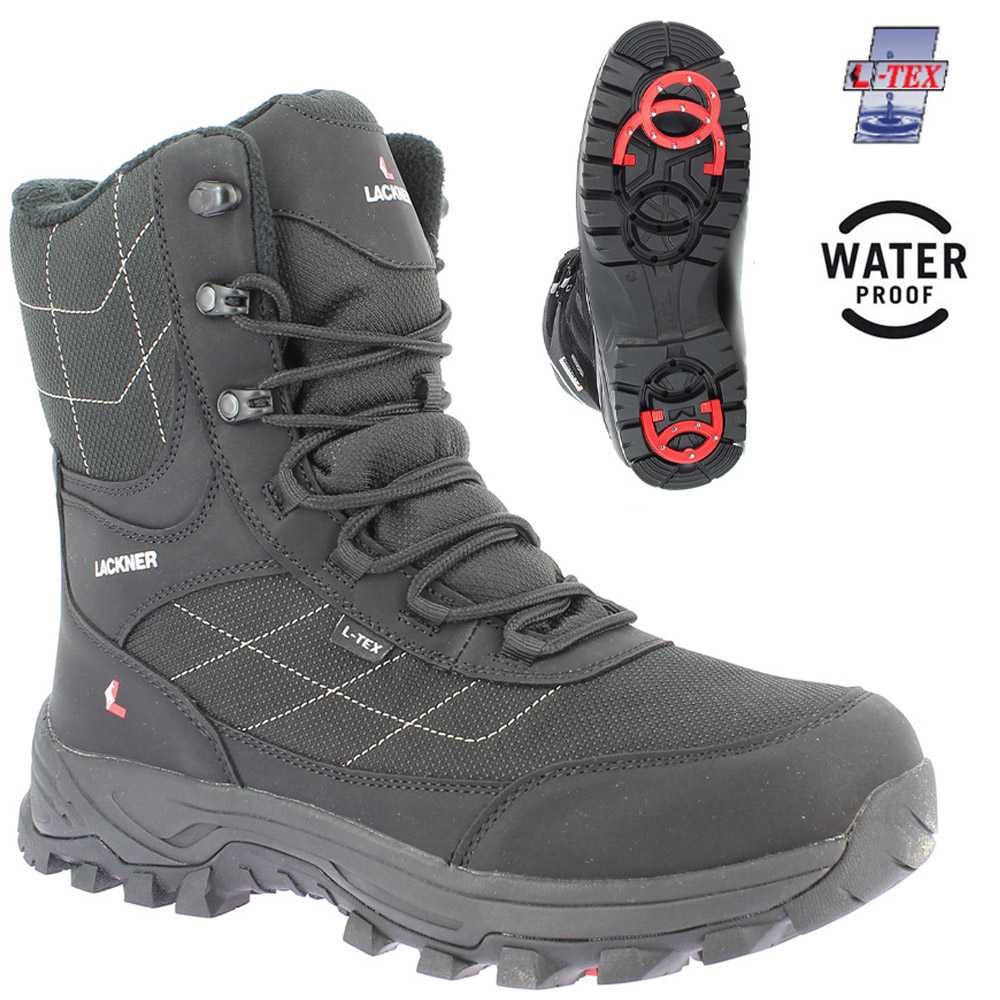 Lackner - Spike Winterstiefel ICEGRIP mit OC Spikesystem ausklappbar 