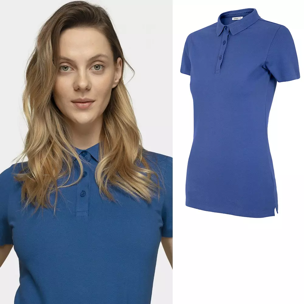 Outhorn - Damen Poloshirt Baumwolle - blau
