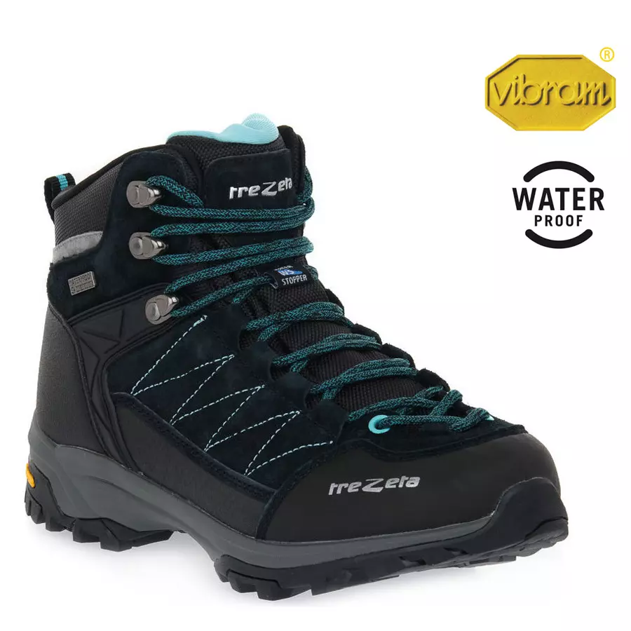 Trezeta - ARGO W´S - Damen Vibram Wanderschuhe wasserdicht, schwarz