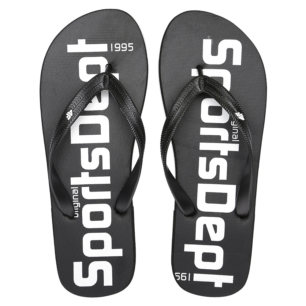 4F - Flip Flops - Herren Zehentrenner - schwarz