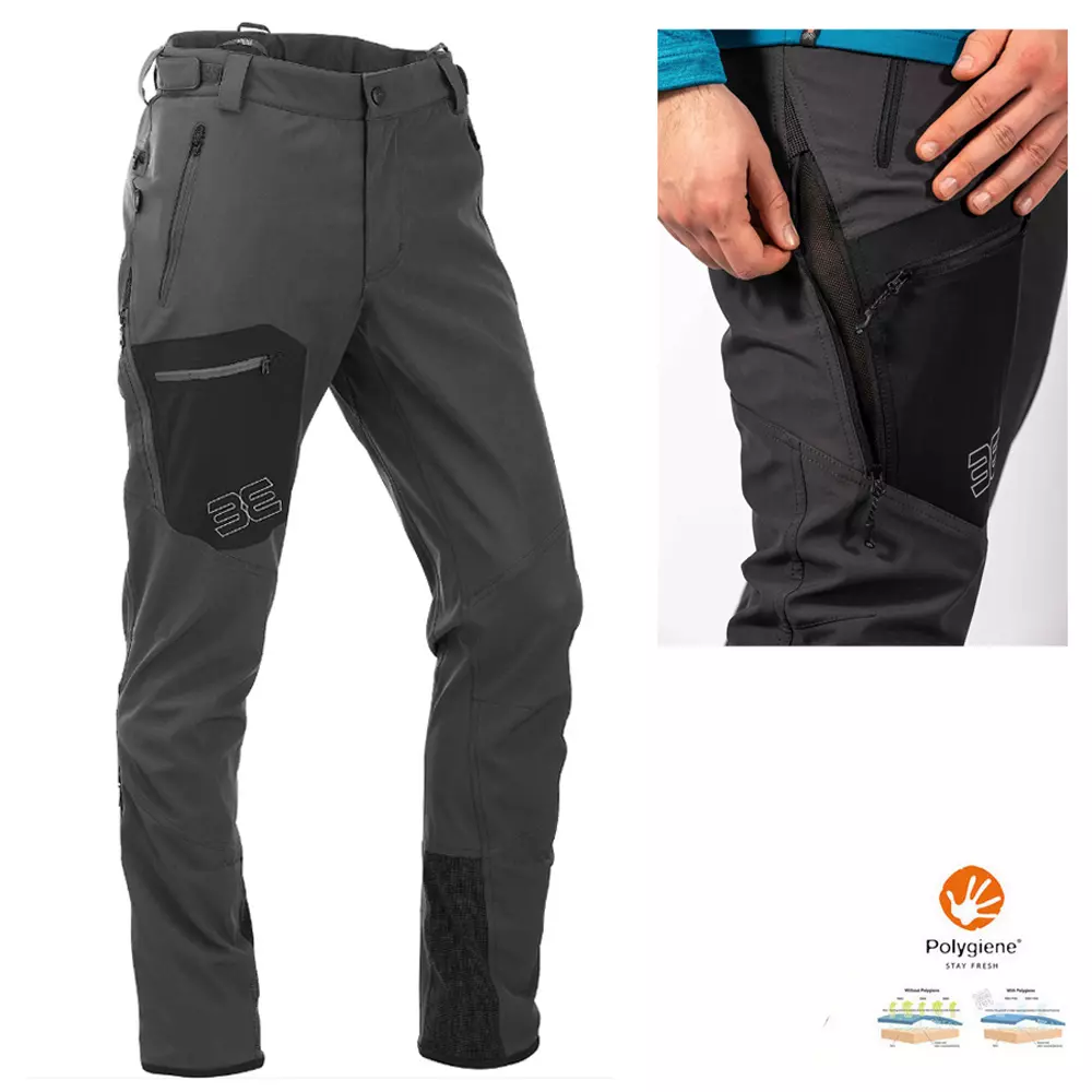 Maul - Seilschaft 2 - Herren Softshell Tourenhose, grau