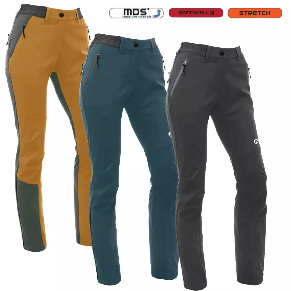 Maul - Gran Paradiso - Damen Hybrid Softshellhose, Trekkinghose