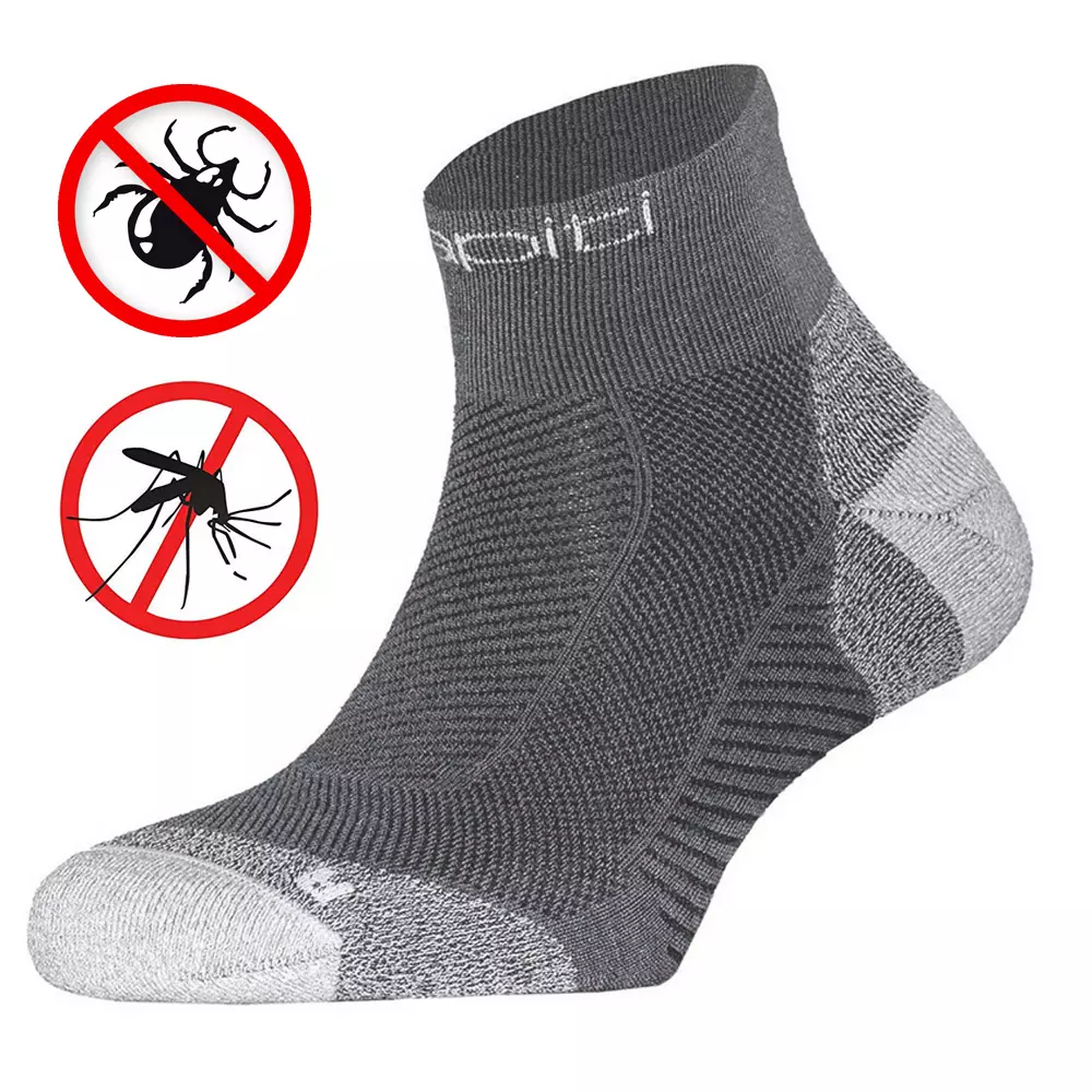 wapiti - Merino Anti-Zecken Running Sportsocken