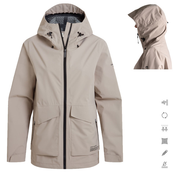 Craghoppers - CO2 Renu Tiera Jacket Pro - Damen Funktionsjacke, beige