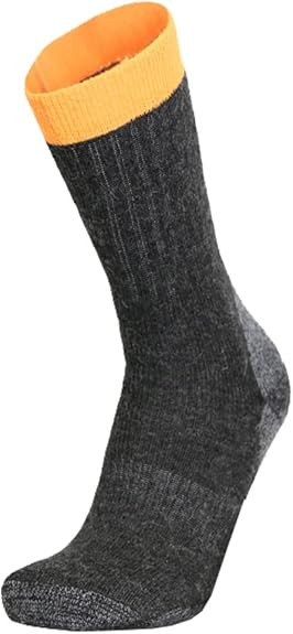 Meindl - Alpaca Wollsocken MT Work Socken, anthrazit/orange