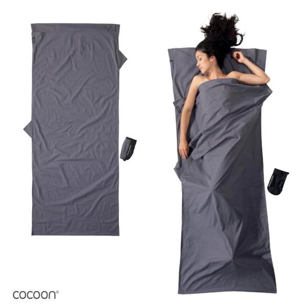 Cocoon - TRAVEL SHEET Baumwollschlafsack Innen Schlafsack - 220x90cm