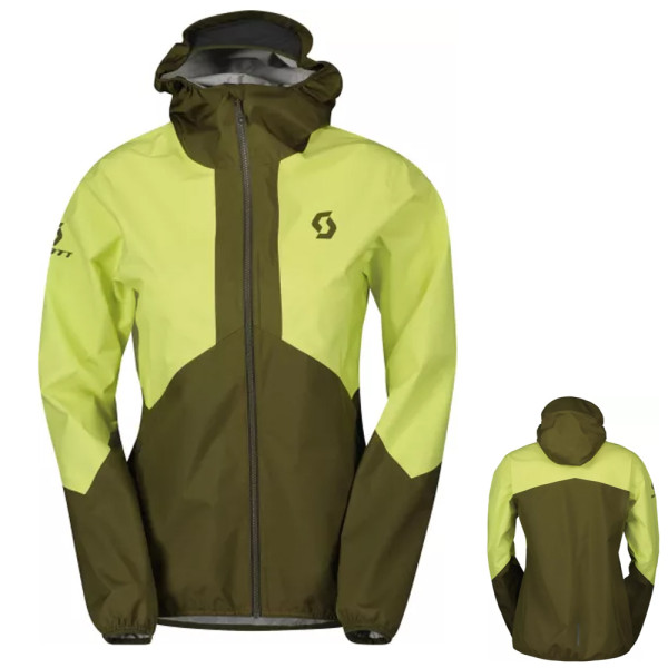 Scott Jacket W's Explorair Light Dryo 2.5L Regenjacke 15000, grün