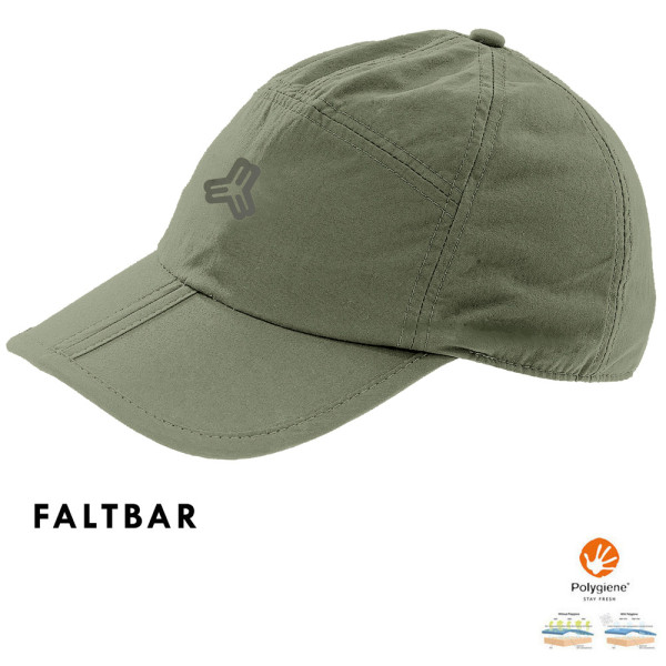 Maul - klappbare Outdoor Schildmütze - PORTS Faltcap - grün olive