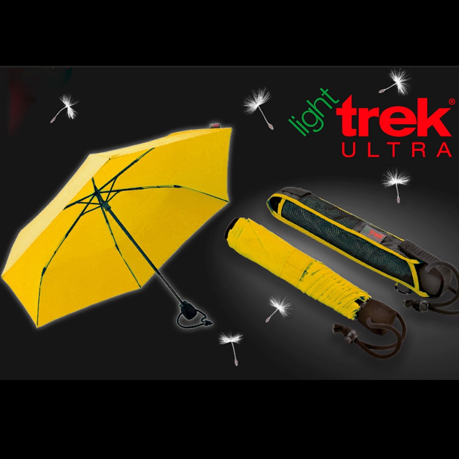 EuroSCHIRM - Regenschirm light Carbon rot Göbel ultra, trek ultraleichter Wanderschirm 