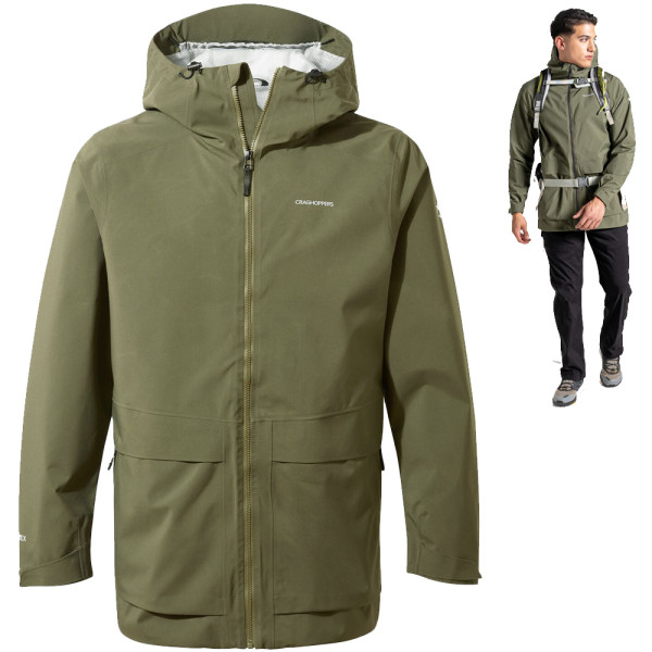 Craghoppers - wasserdichte GORETEX Stretch Regenjacke Toledo GORE