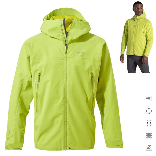 Craghoppers - wasserdichte Stretch Regenjacke Dynamic Pro 20K, apple