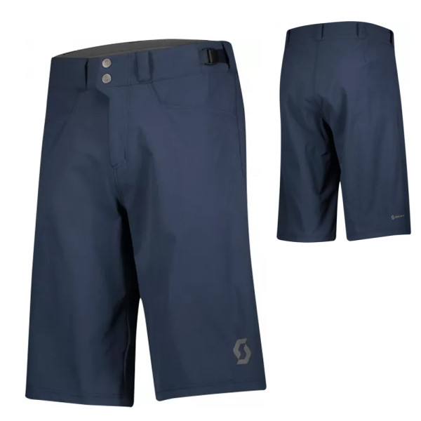 Scott Shorts M's Trail Flow With Pad Radhose kurz, navy