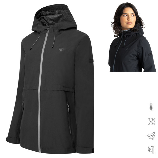 Dare2b - wasserdichte ARED 20000 Damen Funktionsjacke - Switch Up, blk