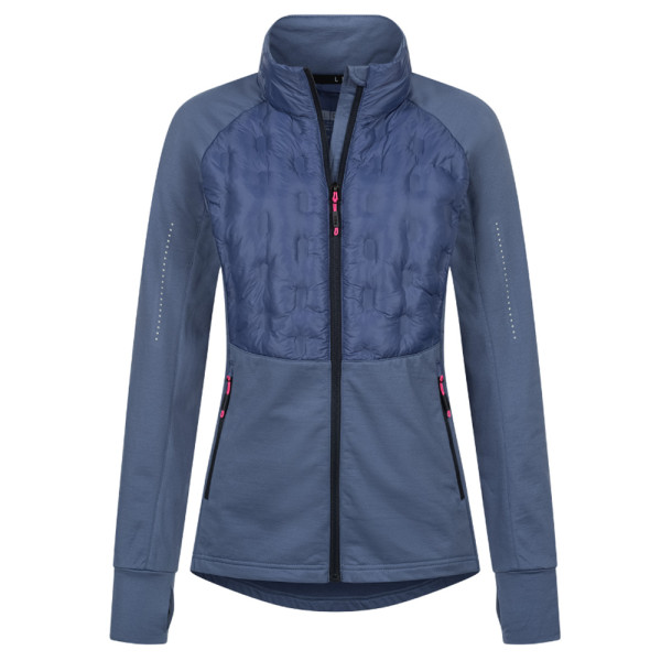 LPO - funktionelle Stretch Hybrid Jacke mit Kunstdaune Kendal, blau