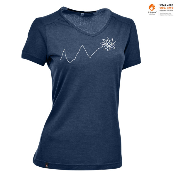 Maul - Eifelsteig Damen Outdoorshirt Wander T-Shirt, navy