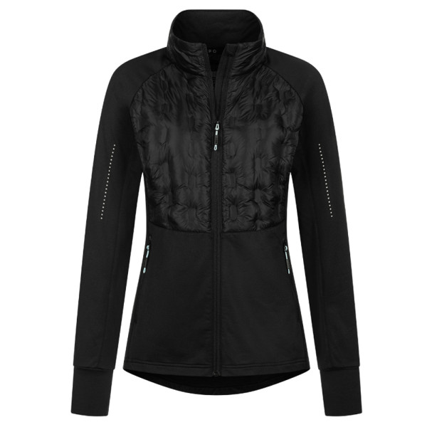 LPO - funktionelle Stretch Hybrid Jacke mit Kunstdaune Kendal, schwarz