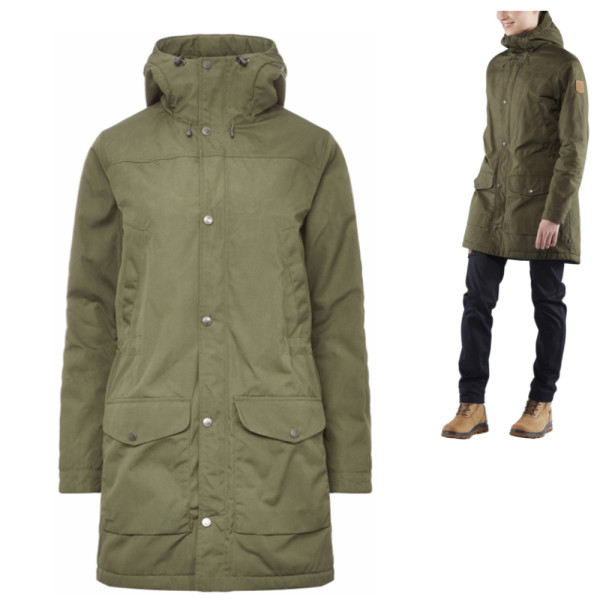 Fjällräven Greenland Winter Parka Damen Laurel Green Parka, olive