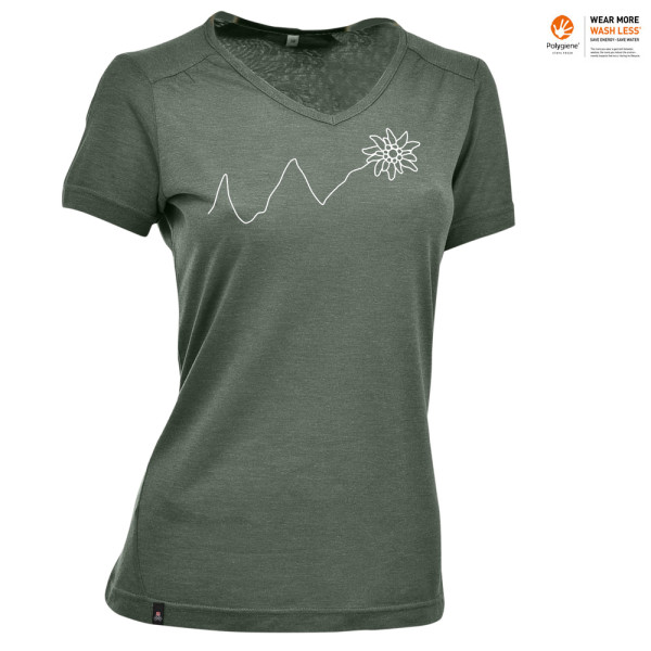 Maul - Eifelsteig Damen Outdoorshirt Wander T-Shirt, grün