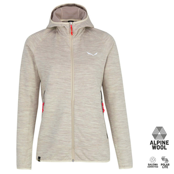 Salewa - NUVOLAO AW Merino Jacke Outdoorjacke, beige