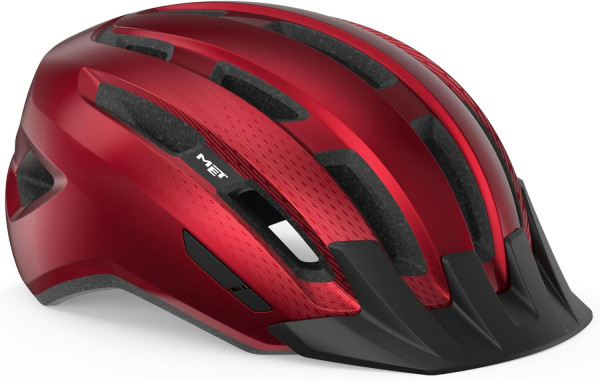 MET - Sport Helm Downtown Fahrradhelm, rot