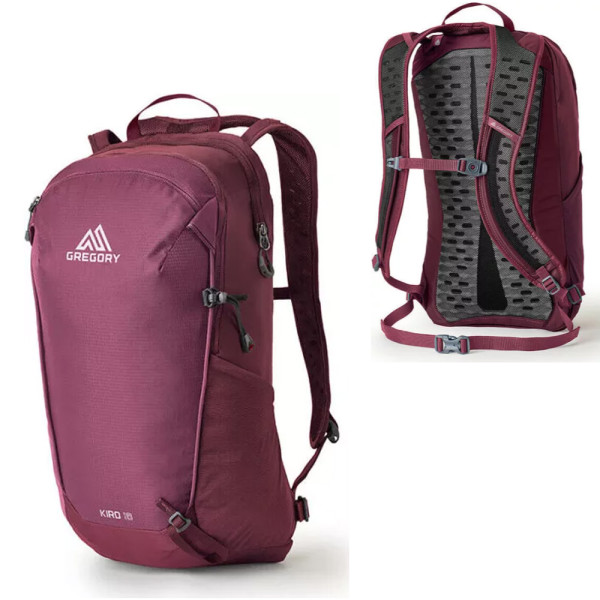 Gregory - Kiro 18 technischer Wanderrucksack Regenhülle, purple