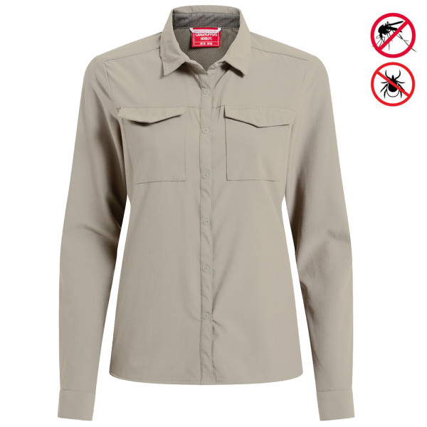 Craghoppers - Nosilife Proll Pro LS - Damen Funktionsbluse, beige