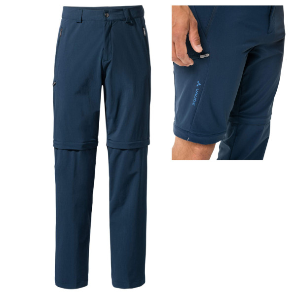 Vaude - Herren Men's Farley Stretch ZO Pants Outdoorhose, navy