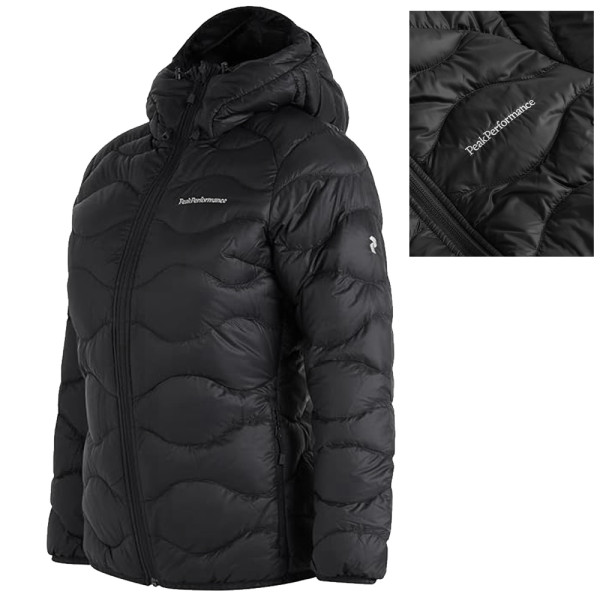 PEAK PERFORMANCE - Women's Helium Down Hood Jacket - Daunenjacke, blk