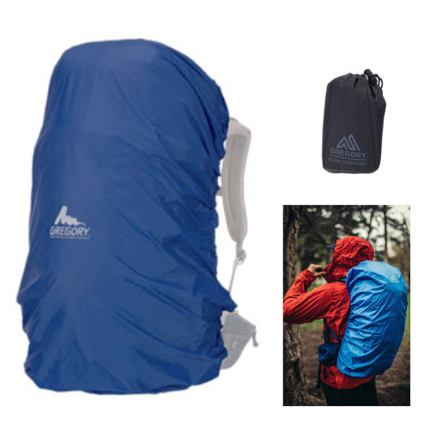 Gregory - Deuter Raincover Regenhülle für Rucksäcke 30 Liter, blau