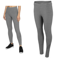 4F - Damen Baumwoll Leggins Sport-Leggings Sporthose, grau