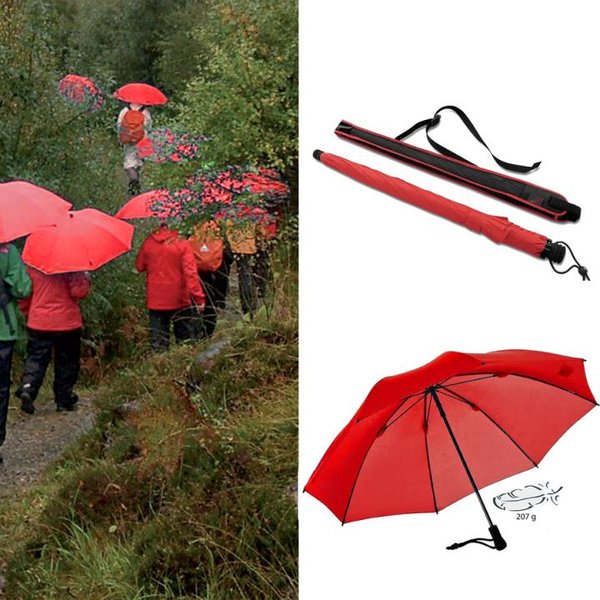 EuroSCHIRM - Göbel - Regenschirm Trekkingschirm - Swing liteflex, rot