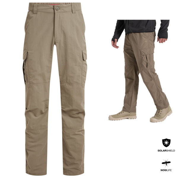 Craghoppers - NOSILIFE Cargo II Herren Hose Reisehose, beige