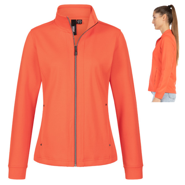 LPO - funktionelle, modische Sweatjacke - Abby Damen, hot coral