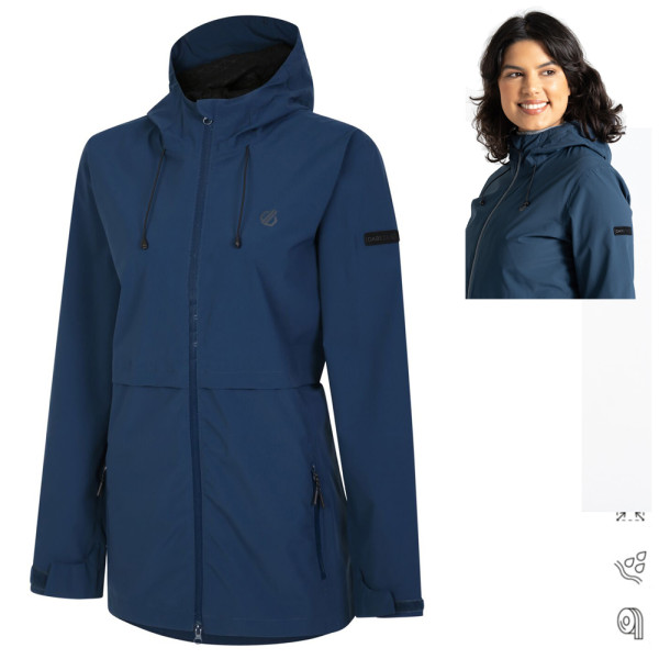 Dare2b - wasserdichte ARED 20000 Damen Funktionsjacke Switch Up, navy