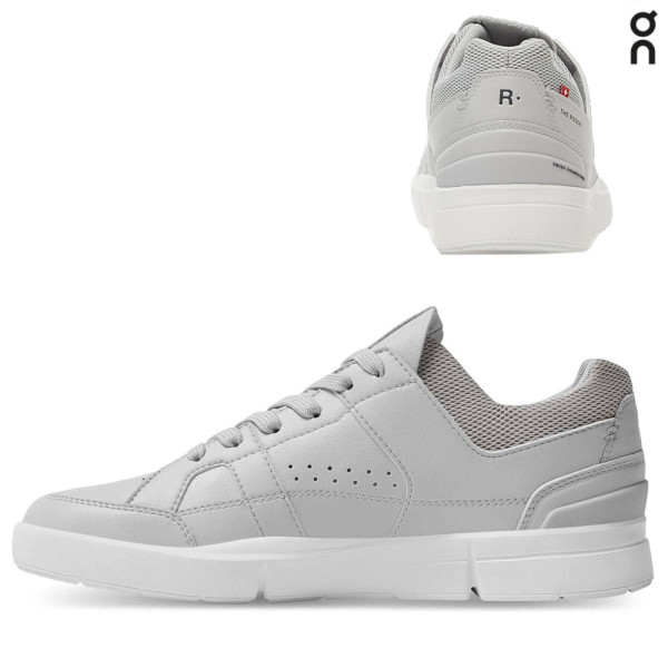 ON - THE ROGER Clubhouse Schuhe Sneaker, white grey